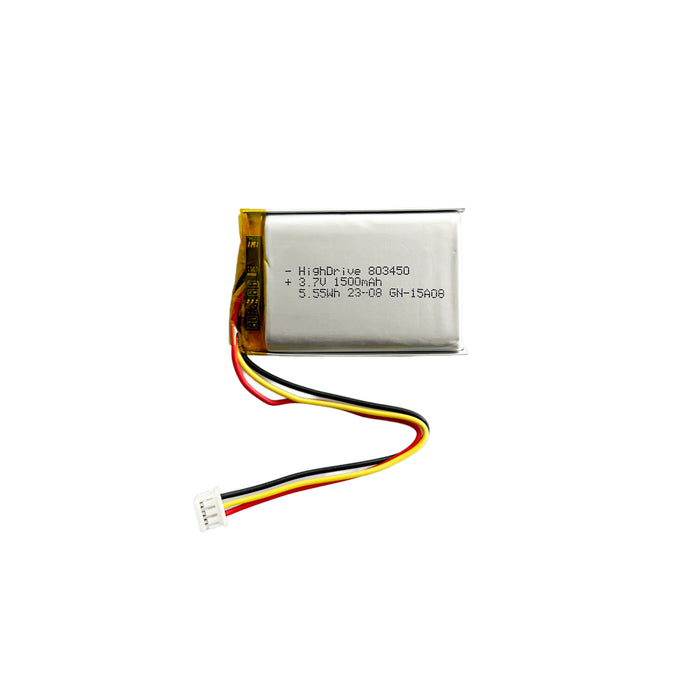 HD803450-1500 • Lithium Polymer (LiPo) rechargeable battery