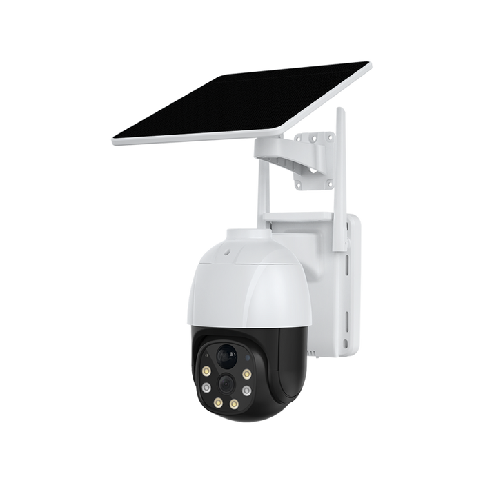 P5 Plus Solar Camera, side view
