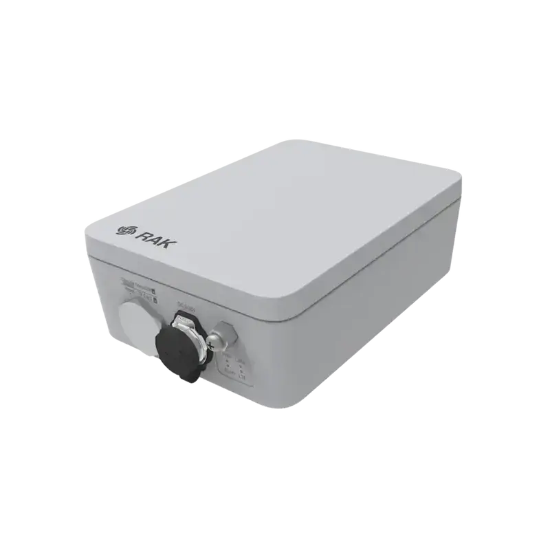 RAK7267 8-Channel Outdoor Gateway for LoRaWAN, 3/4 view