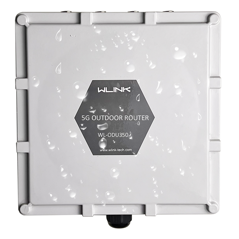 Wlink's WL-ODU350 Outdoor Router, IP65 protection, top view