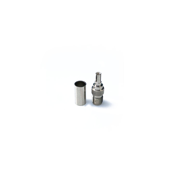 CRC9-75-07-TGN • CRC9 plug to SMA female antenna adaptor