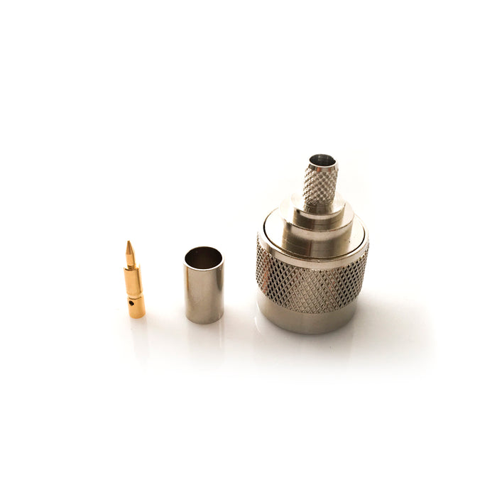 N-13-21-J-TGN • N-Type plug straight crimp for LMR240/CLF240