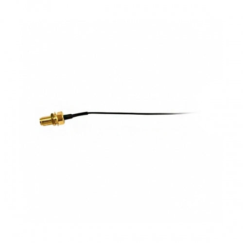 SMA50XXX99H0100 • SMA bulkhead jack pigtail 1.13mm RF cable, 100mm