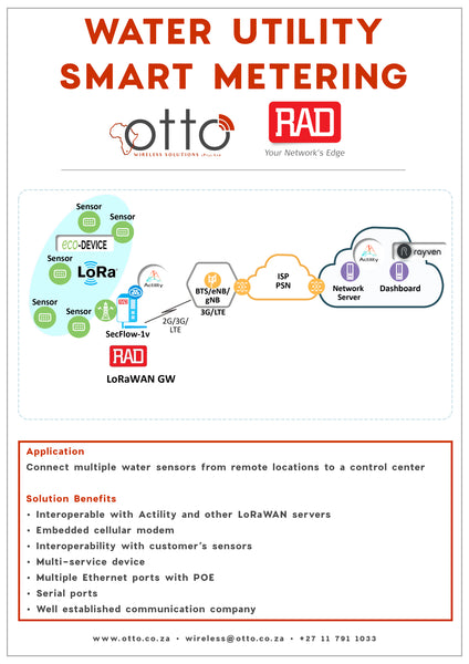 Water Utility Smart Metering – Otto Wireless Solutions