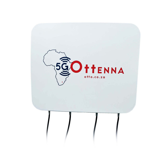 White 5G antenna with '5G Ottenna' branding on a white background