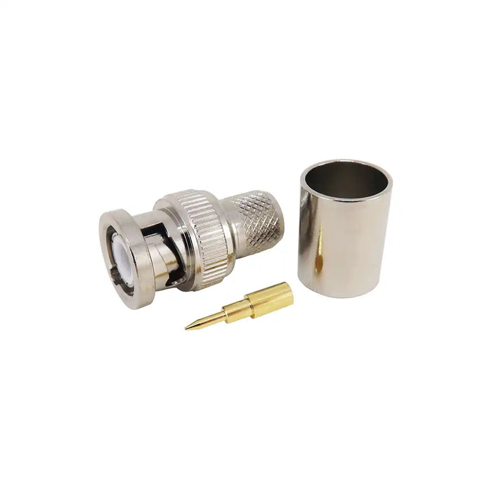 BNC-15-51-B-TGN • BNC Plug Straight Crimp LMR/CLF400