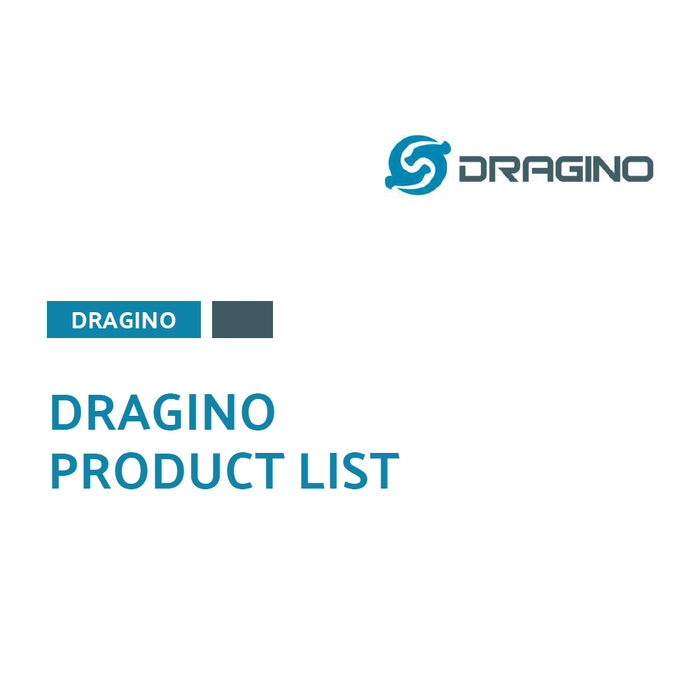 Dragino Products Catalogue