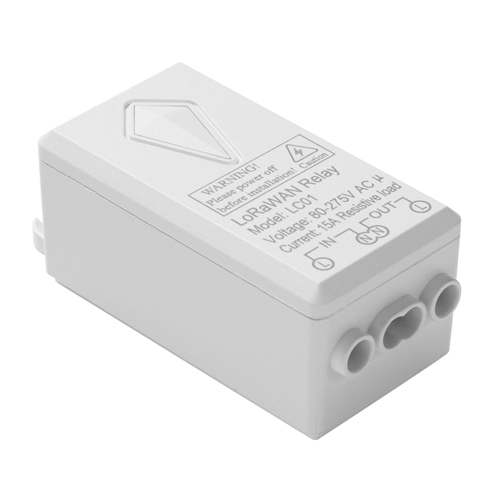 LC01 • LoRaWAN Smart Relay, 80-275VAC, 15A