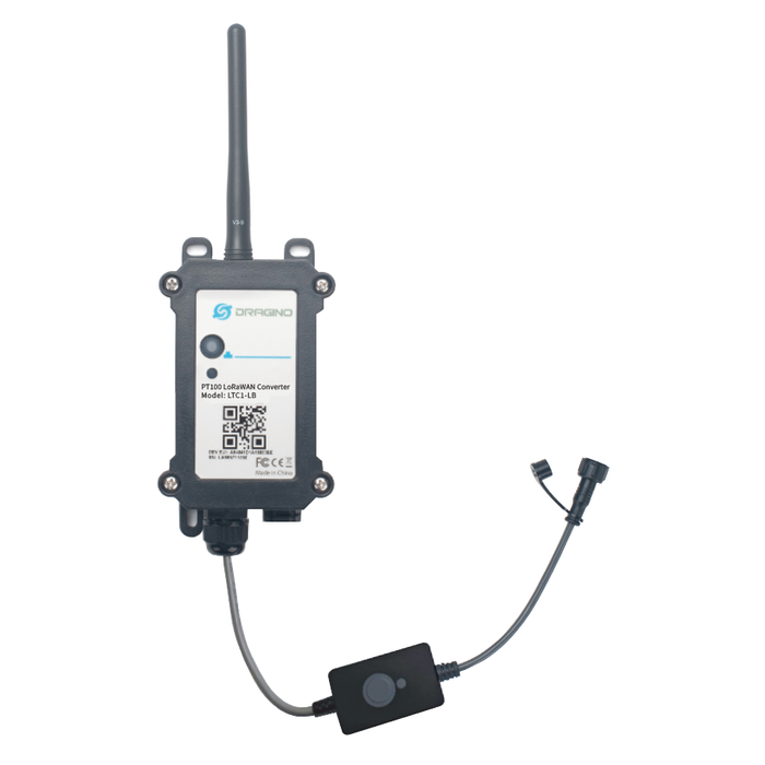 LTC1-LB-EU868 • LoRaWAN Single Channel Temperature Transmitter, 8500mAh Battery