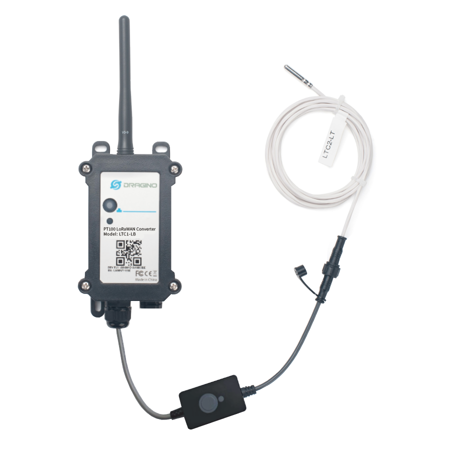 LTC1-LB-EU868 • LoRaWAN Single Channel Temperature Transmitter, 8500mAh Battery