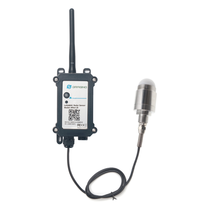 MR-12-LB-EU868 • LoRaWAN Microwave Radar Distance Sensor, 12m, 8500mAh Battery