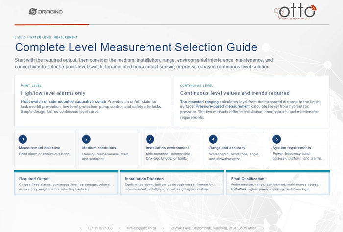 Dragino Level Measurement Guide