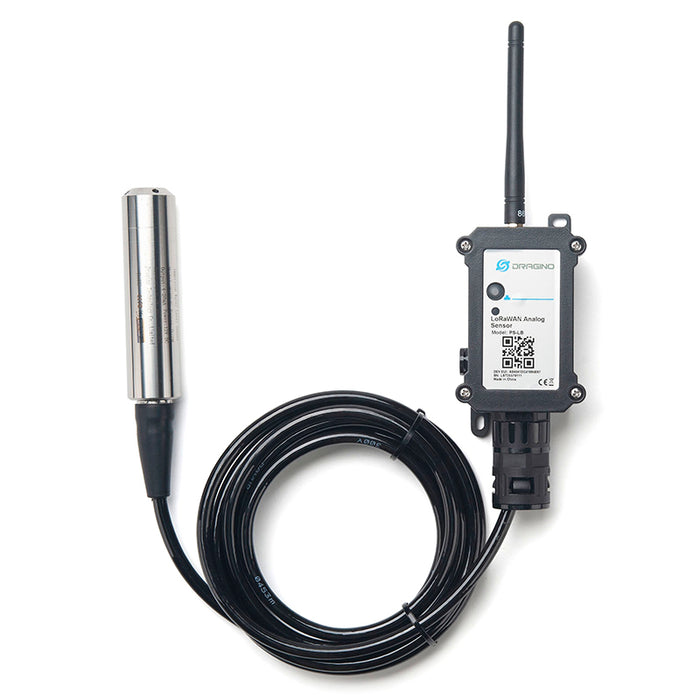 PS-LB-I5-EU868 • LoRaWAN Generic Node, Analog, Immersion Type, 5m Cable, 5V & 12V Power Output