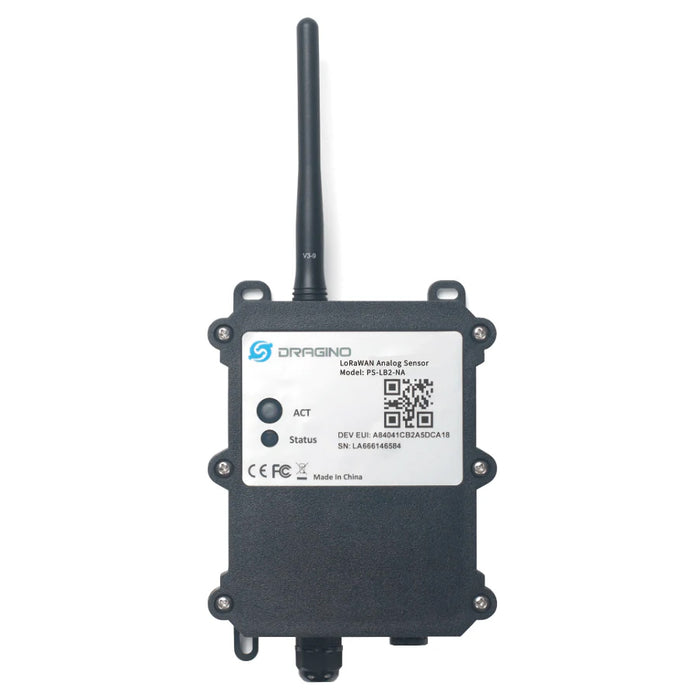 PS-LB2-NA-EU868 • LoRaWAN Analog Sensor Node, 19000mAh Battery