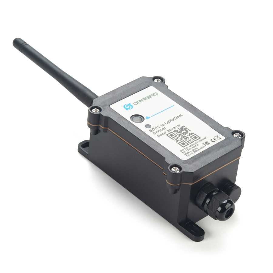SDI-12-LB-EU868 • SDI-12 to LoRaWAN Converter, 8500mAh Battery