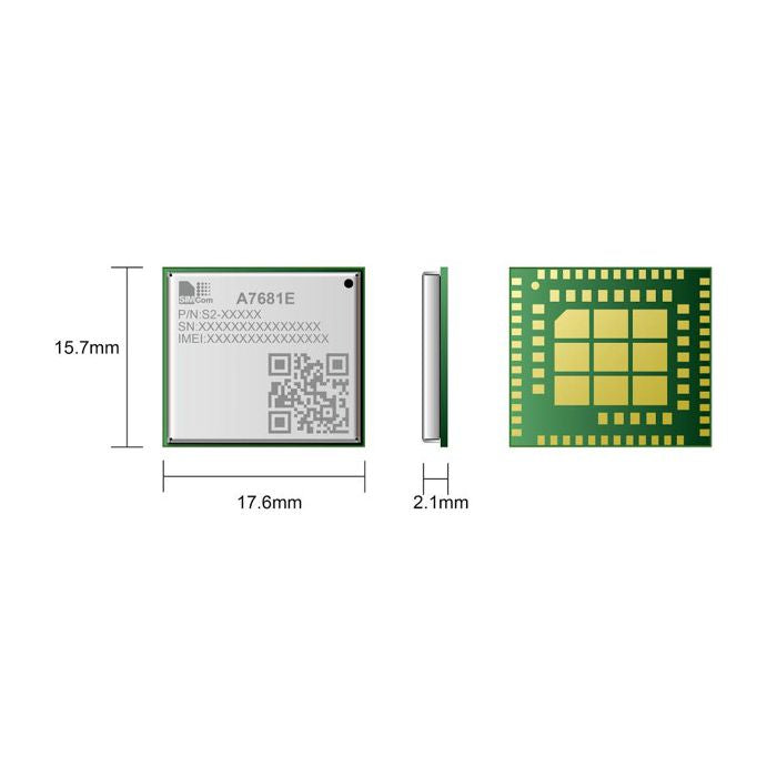 A7681E-LNXV • LTE CAT1 Bis Module