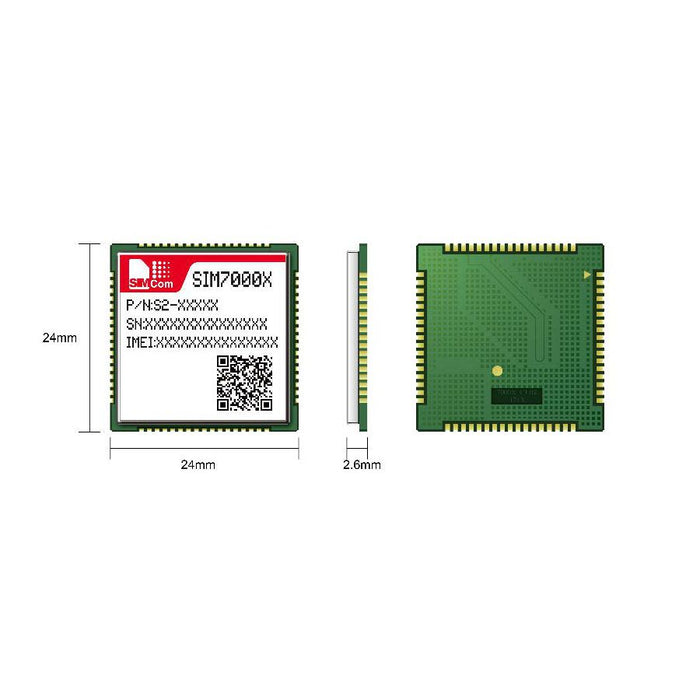 SIM7000G • LPWA / LTE-M1 Class Module