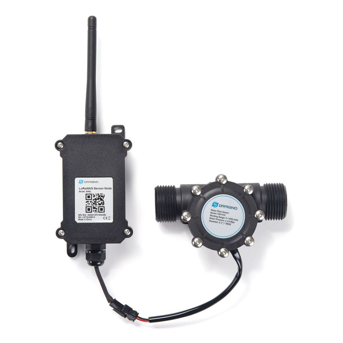 SW3L-010-EU868 • LoRaWAN Outdoor Water Flow Sensor, 25mm/1”, 8500mAh Battery