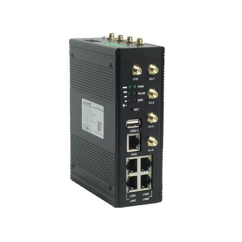 WL-G535NQ • W-Link 5G Gigabit Router, Dual SIM, 2xIO, RS232, 5xLAN, USB