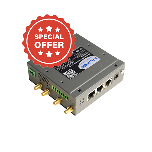 WL-R320LAD • W-Link LTE/4G Router, Dual SIM, WiFi, RS232, IO