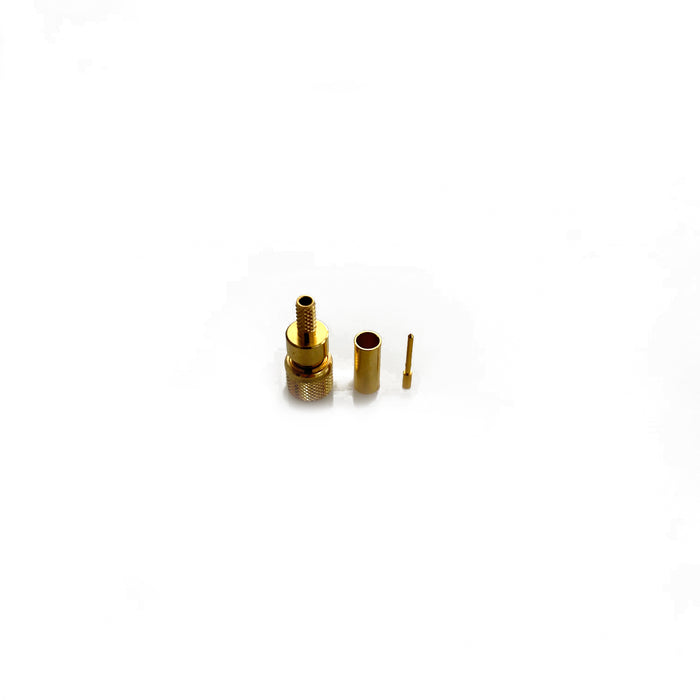 MICRO-65-02-L-TGG • Microdot crimp plug RG174