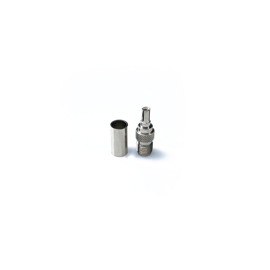 CRC9-75-07-TGN • CRC9 plug to SMA female antenna adaptor